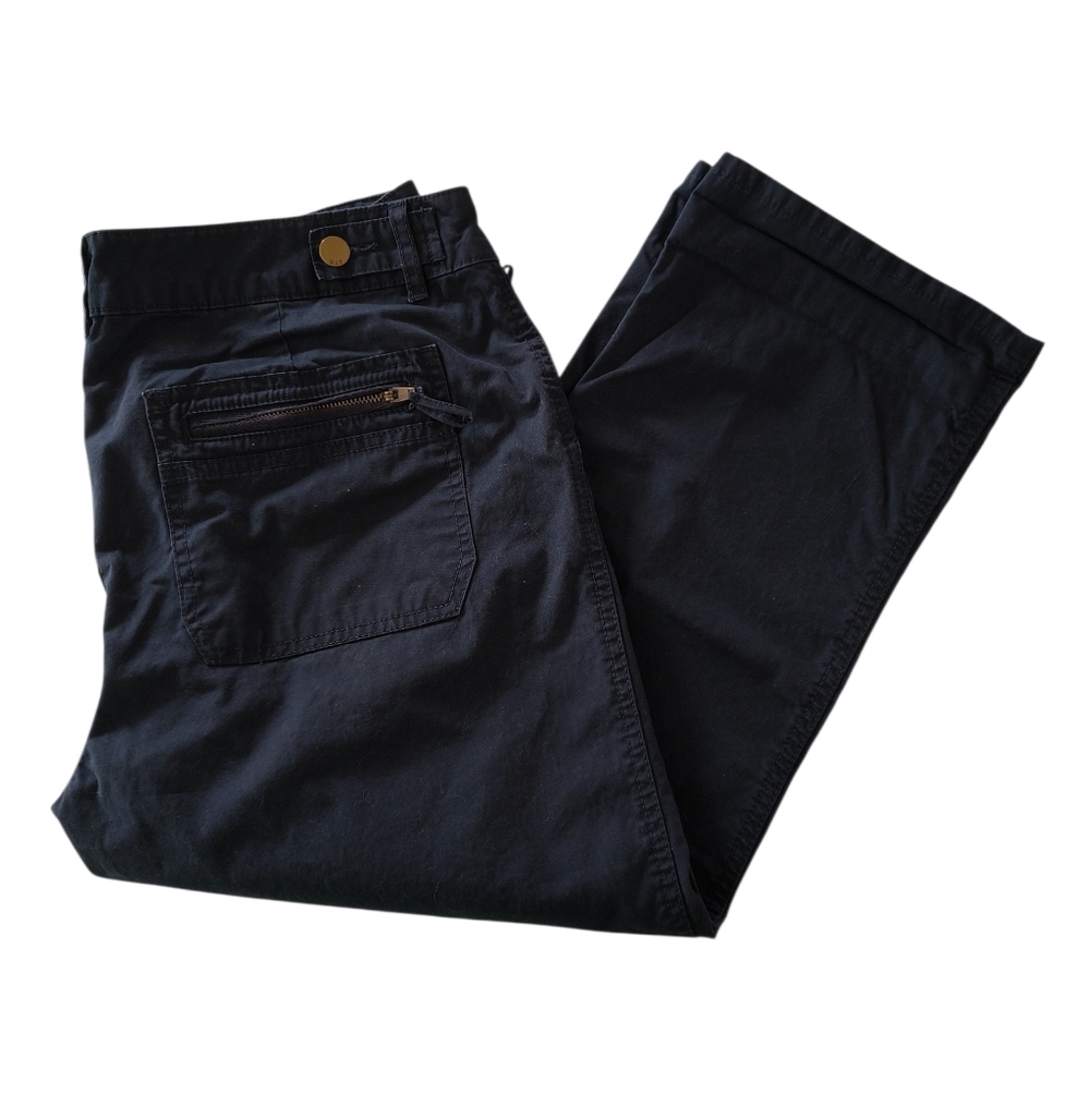 GAP 100% Cotton Navy Capris Size 12
